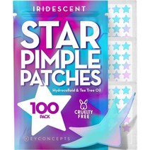 KEYCONCEPTS 하이드로콜라이드 티트리오일 별모양 여드름패치 100팩, 기본