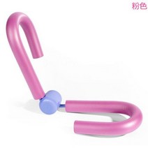 추감기 전완근운동기구 팔근육 이두근 다리 트레이너 다리 근육 얇은 난로 파이프 클립 슬림 다리 피트니스 체육관 허벅지 마스터 팔 가슴 허리 트레이너, 분홍색