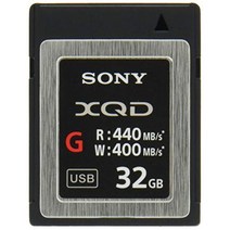 SONY 소니 XQD 메모리 카드 32GB QD-G32E J., 1MB