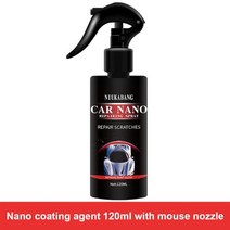 습식코팅제 자동차 500ml 세라믹 코팅 스프레이 탑 실란트 구충제 나노 유리 연마 도금 크리스탈 액체 소수성 코팅 방수, 120ml, 120ml