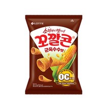 롯데 인간사료 스낵바 봉지과자 꼬칼콘 군옥수수맛 134g 3봉 사무실다과 홈파티, 16개