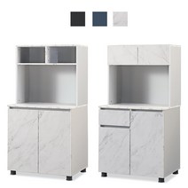 토파스 높은탕비장 1540 상부오픈문짝형 휴게실 탕비실, 다크