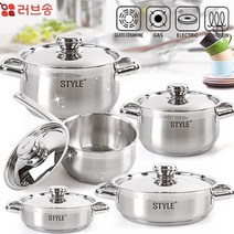 명품 인덕션 IH 스텐 곰솥 양수 편수 전골 냄비 대용량 304ST, 양수22cm(7640)
