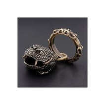 금두꺼비 장식품 풍수인테리어 이사 개업 선물 자동차 키 펜던트 불꽃 황금 두꺼비 벨 열쇠 고리 순수 황동 티베트어 실버 크리에이티브, style A