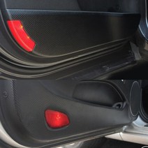 MEB 실내도어 스크래치방지 카본 도어커버 _현대차, 주문번호:D-H59_더뉴 제네시스 G70_2021년