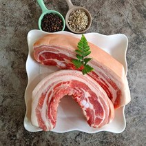 명절 추석 캠핑 통오겹살 500g 에어프라이어오삼겹 에어프라, 통두께 절단없음