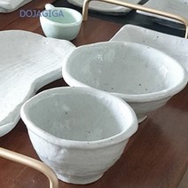 도자기가 도자기그릇 공기 대접, 느낌