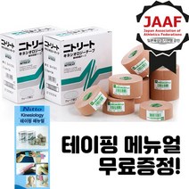 니토 스포츠 손가락 근육 키네시올로지 키네시오로지 테이핑 테이프 NITTO 4종 박스, 박스(12롤) NK-25(2.5cm), 12개