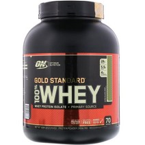 옵티멀 뉴트리션 골드 스탠다드 100 % 웨이 초콜릿 민트 4.94 파운드 2.24 kg, One Color, One Size