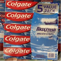 [내일도착] 미국 콜게이트 맥스프레시 쿨민트 치약 215g x 5팩 Colgate-MaxFresh 7.6oz 5 Pack