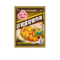 오뚜기 백세 발효강황카레 약간매운맛 80g, 5개
