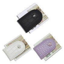 모두샵 남자 여자 사피아노 가죽 이니셜 각인 선물용 머니클립 카드지갑