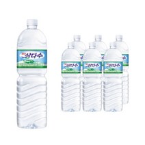 제주 안전한 삼다수 2L 또는 500ml 물배달 생수 광동제약 물 무라벨 심다수, 노라벨 2리터 6통