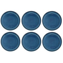 빌레로이앤보흐 수제 데님 수프 접시 6개 세트 블루 직경 21.5cm