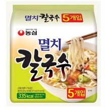 농심 멸치 칼국수 5입