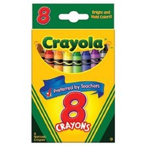 크레욜라 일반크레용 8색 유치원 친구생일선물