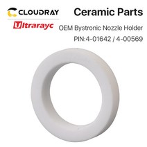 Ultrarayc OEM 세라믹 씰 링 Bystronic 섬유 커팅 헤드 D25.9 H4 핀 4-01642/4-00569 BS-C-D259-H4 링 1642, 한개옵션0