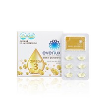 에버루스 알티지 오메가3 형행개선 혈중중성지질개선 혈관 종합관리사(510mg x 60캡슐)