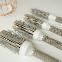 헤어드라이롤 머리빗 셀프 뿌리볼륨 브러쉬 실버소소, 실버 소소