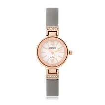 코스모폴리탄 CPL1527L 여자여성 가죽골드 아날로그 손목 시계