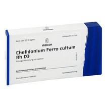 [독일 내수 정품](첼리도니움)CHELIDONIUM FERRO cultum Rh D 3 Ampullen 8X1ml