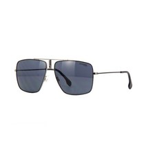 Carrera 카레라 1006S TI7 IR 선글라스 루테늄 매트 블랙 프레임 그레이 블루 렌즈 60mm 1006/S 0TI7