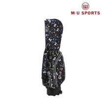 엠유스포츠 여성 뮤시플레이 바퀴형캐디백 MU22C3AB103, BLK