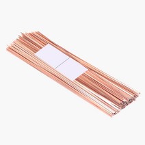 용접봉 롯드 1.3x3.2x400mm 황동 용접봉 인 구리 전극 용접기 와이어 저온 플랫 납땜봉 파우더 필요 없, 한개옵션0