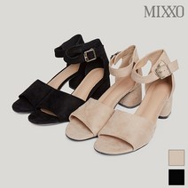 미쏘 스웨이드 앵클샌들 6CM MIAWN941MG