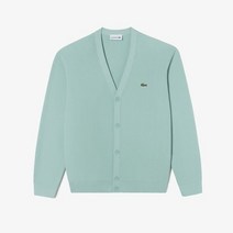 백화점정품 라코스테 남성 가디건 LINKS 베이직 V넥 AH986E-54G LGF 민트