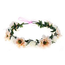 헤드 갈랜드 헤어 밴드 크라운 화환 아름다운 꽃 머리띠 boho for fest