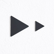 아크릴 화살표 방향 표지판 표시 안내판, 블랙