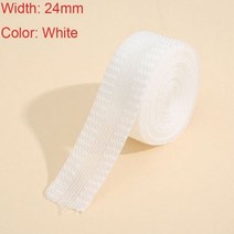 125M 밑단 단축 자기 접착 헴 테이프 정장 바지 패브릭 단 가정용 바느질 용품, 2meters, White