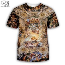 예수님 그리스도 PLstar Cosmos Christian olic Jesus R Streetwear 3DPrint Summer Casual Funny T-shirts, 01 T-shirts_06 XXL