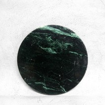 SGS 대리석 접시 그린 에메랄드 - 원형 250mm, 1개