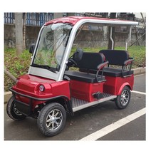 MARSHIC k3 4인승 전동카트 골프카트 전기스쿠터, 레드, 60v32a