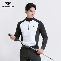 국내생산 다운블로우-DBFWTWH 6401M FW남자골프웨어반집업퀄팅티셔츠