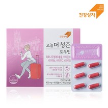 회화나무열매추출물 포우먼 여성영양제 감마리놀렌산 갱년기영양제 종합비타민 회화나무열매 소포리코사이드 히알루론산 가시오갈피 피쉬콜라겐 구기자 결명자 석류 적하수오 오늘더청춘우먼, 60캡슐, 400mg