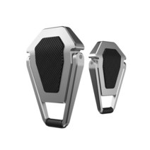 노트북 클램쉘 거치대 킥플립 2단 세로 수직 거치대 스티커가있는 2 조각 접이식 스탠드 경량 휴대용 냉각 지원 macbook 용 홈 오피스 데스크탑 홀더, 검은색