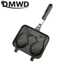 붕어빵 팬 기계 대여 중고 재료 인덕션 틀DMWD 일본 생선 모양의 케이크 Bakeware 아이스크림 콘 붕어빵 와, 한개옵션0