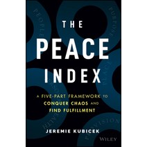 (영문도서) The Peace Index: A Five-Part Framework to Conquer Chaos and Find Fulfillment Hardcover, Wiley, English, 9781119985921