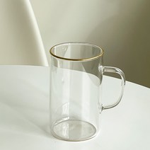 드보에 1+1 골드라인 내열유리 머그컵 하이볼 530ml, 하이볼 골드 M-07