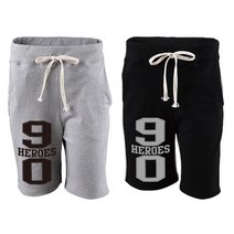 더재클린 깔끔한트레이닝 빅사이즈남성반바지 큰옷 운동복 캐주얼반바지 가족반바지 PA721/히어로반바지