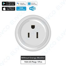 16A EU UK WiFi 스마트 플매트 카펫 러그 소켓 전원 에너지 모니터 10A US SmartLife APP 음성 제어 Alexa Google 홈 작동, CHINA_미국 플러그 | US Plug