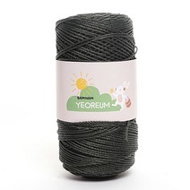 삼남뜨개실 삼남여름 110g 다섯개사면한개더 PP사 가방실 소품실 뜨개실, 08 차콜