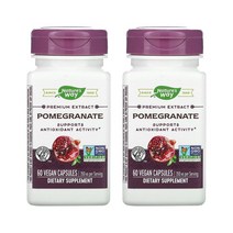 네이처스웨이 석류 Pomegranate 350mg 60캡슐 Premium Extract 2개, 60개