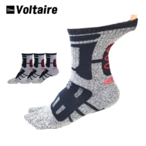 남자 스포츠 발가락양말 3켤레묶음 남성용 기능성 두꺼운 등산 작업화 양말