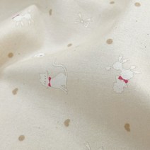 기모융원단 110CM폭 캣츠데이 가방소품으로 활용해요 귀여운일러스트