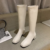 Cwadun 여성 워커 여성용 가벼운 가죽 미들 롱 워커 가을 겨울 여성 트렌디 지퍼 워커