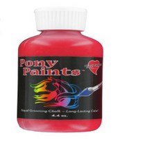 Tail Tamers PPNTS-RD Pony Paints Grooming Chalk for Horses Red, 1